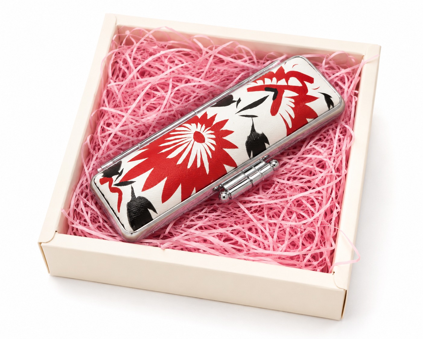 Hanko kokeshi japonés con estuche y caja